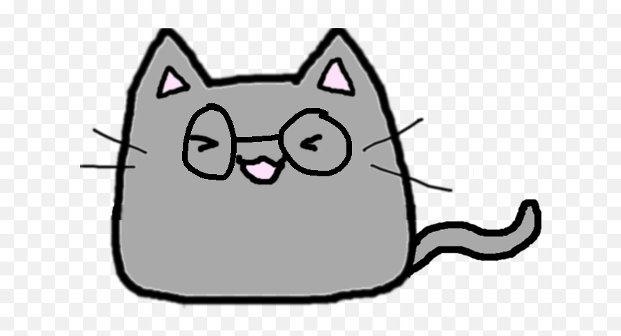 Nerd Pusheen Tynker - Soft Emoji,Pusheen Cat Emoji