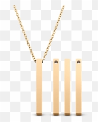 Gold 3d Bar Necklace Emoji,Gold Chain Necklace Emoji