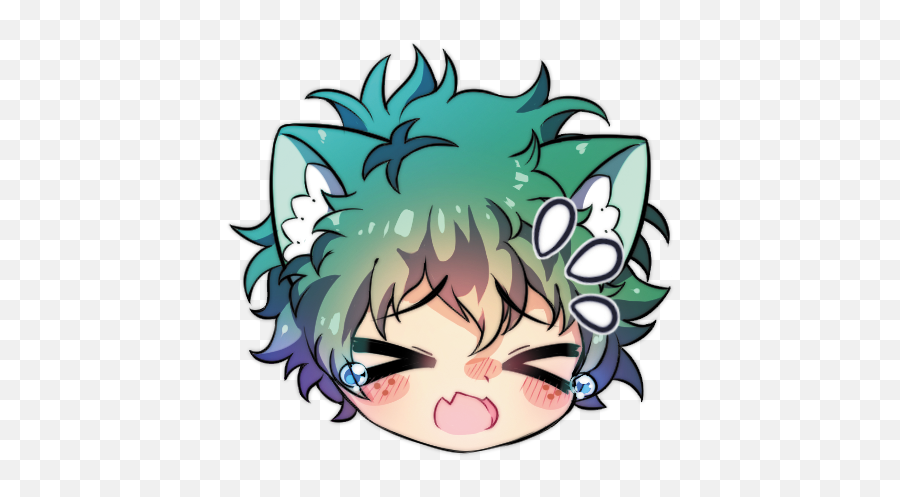 Midorinya Izuku - Deku Chibi Kawaii Emoji,Chibi Emotions