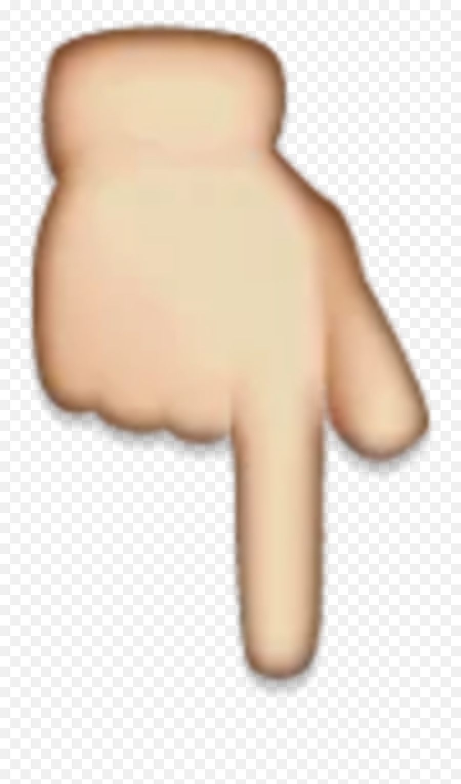 Hand Emoji Finger Sticker By - Down Pointing Emoji Png,Fist Up Emoji