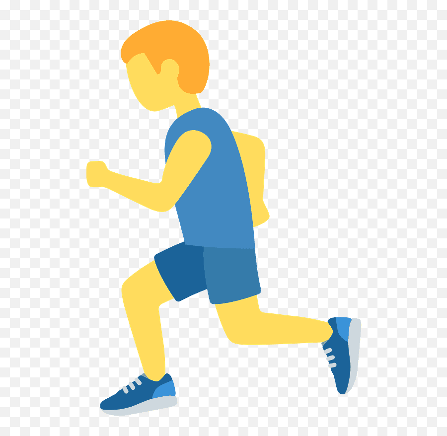 Man Running Emoji Clipart Free Download Transparent Png - Man Running Emoji,Emoji Transparent