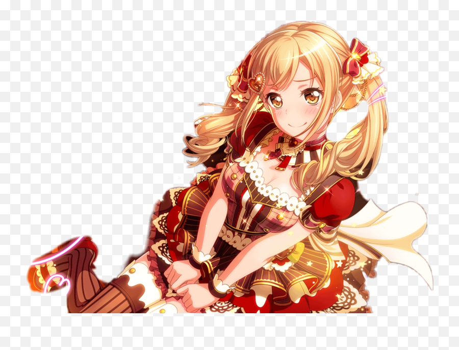 Bandori Poppinparty Arisa Arisa - Arisa Ichigaya Png Emoji,Pounding Heart Emoji