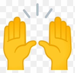 Raising Hands Emoji - Does The 2 Hand Emoji Mean,Emoji De Manos