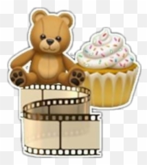 Emojiiphone Overlay Sticker - Baking Cup Emoji,I'm Back Emoji