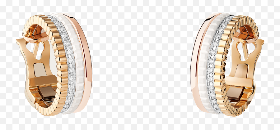 Boucheron - Sharing Holiday Emotions Boucheron White Earrings Emoji,Wear Your Emotions On Your Sleeve