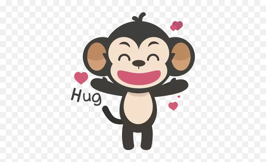 Monkey Monkey Whatsapp Stickers - Stickers Cloud Monkey Emoji,Whatsapp Monkey Emoticons