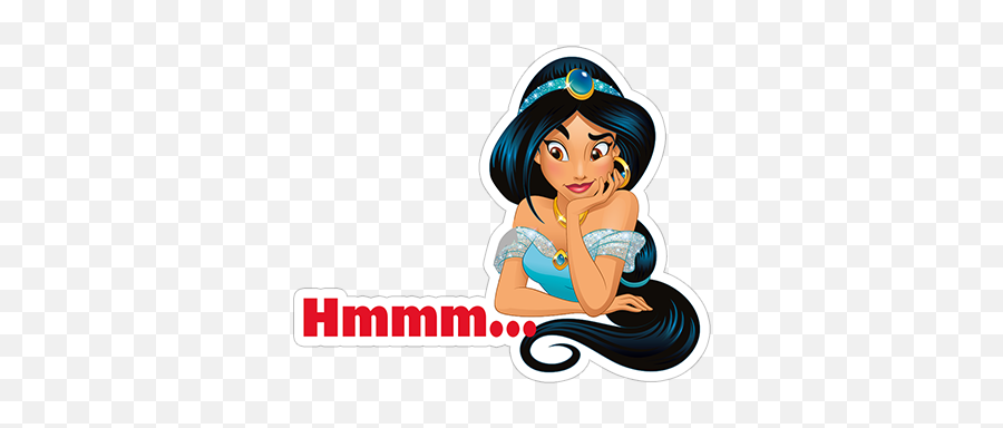 Viber Sticker - Princess Jasmine And Abu Emoji,Disney Princess Emoji