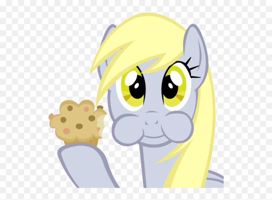 Stay Healthy Eat Everything Stickers - Derpy Hooves Eating Muffin Emoji,Eating Popcorn Animated Emoticon