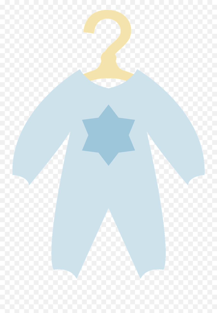 Pajama Clipart Baby Overalls Pajama - Star Emoji,Emoji Footie Pjs