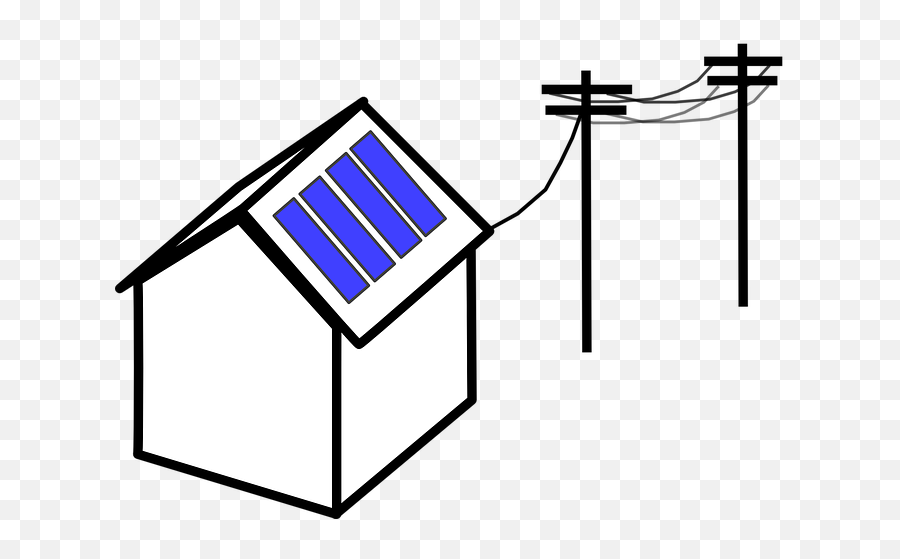 Energy Clipart Solar Cell Energy Solar Cell Transparent - House Connected To Grid Emoji,Solar Power Emoji