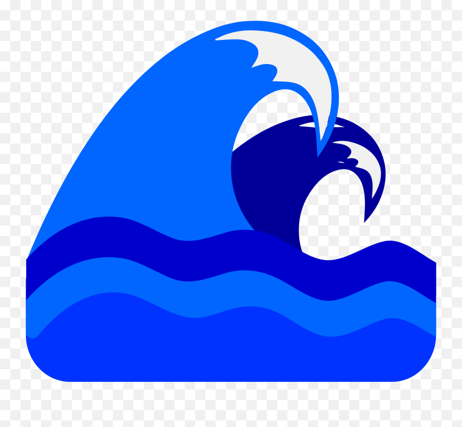 Wave Emoji - Onda Marina Png Hd Png Download Original Blue Wave Clipart Png,Hand Wave Emoji