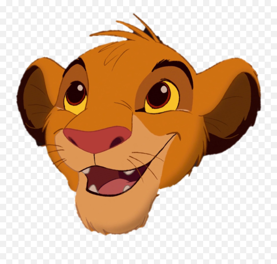 Simba Png Image - Purepng Free Transparent Cc0 Png Image Face Lion King Cartoon Emoji,Animation Facial Emotion Thumbnail