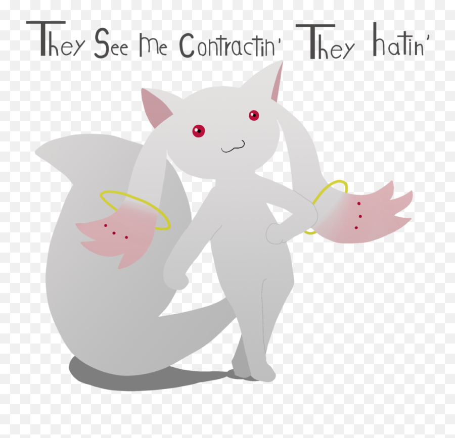 Download Http - 25 Media Tumblr Comtumblr Kyubey Hate Emoji,Haters Gonn Hate Emoji