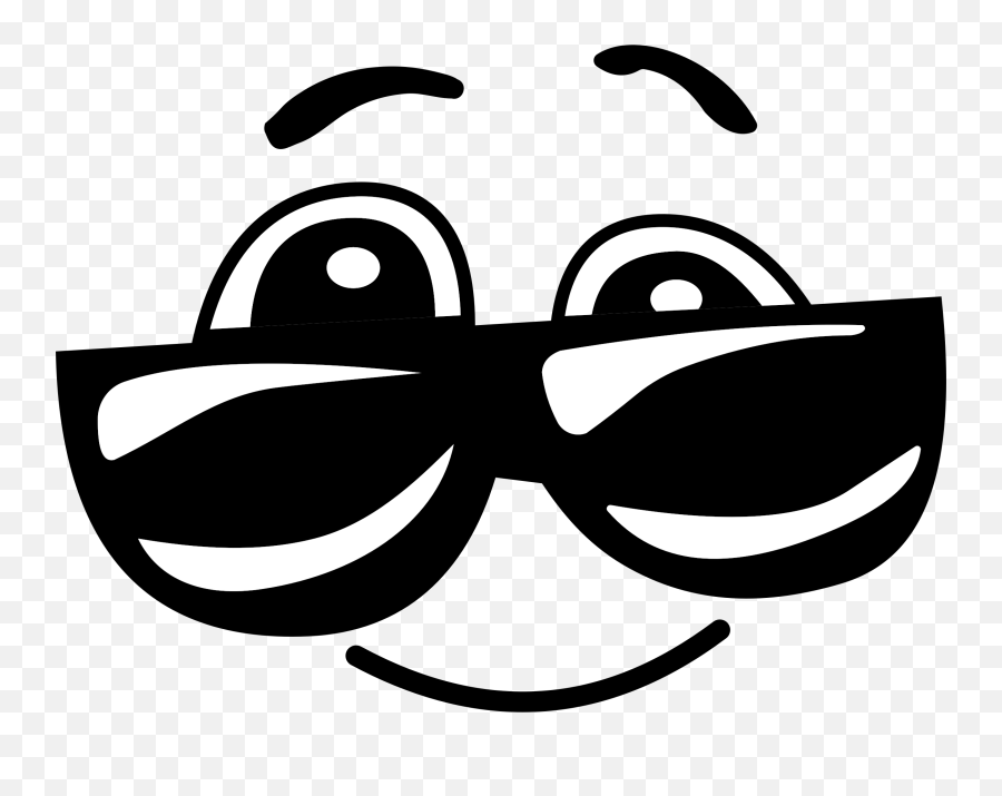 Comic Cool Emoji - Face With Sunglasses Clipart,Cool Emoji