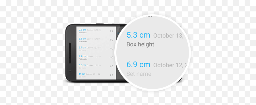 Ruler App For Android Measure Length With Your Phone - Dot Emoji,Hiw To Use Emojis On Samsung S4