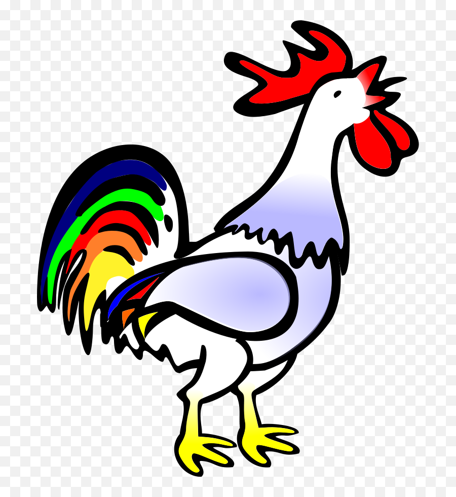 Rooster Free Clip Art Clipart 3 - Clipartix Free Clipart Rooster Emoji,Rooster Emoji