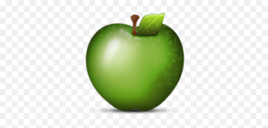 Free Png Images - Dlpngcom Green Apple Ios Apple Emoji,Emoji Apple Pomme