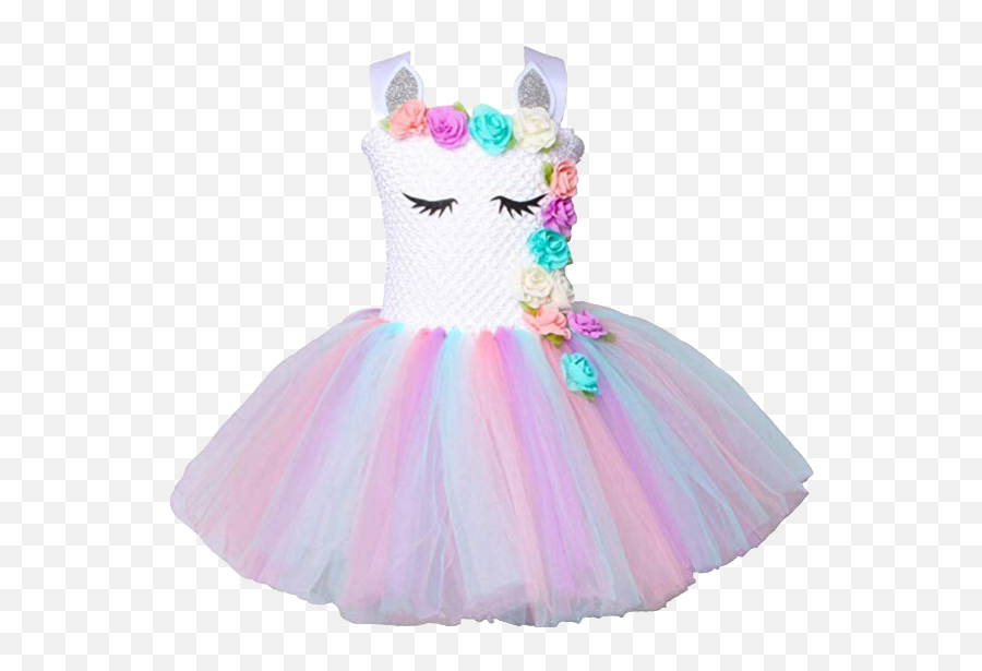 Unicorndress Unicorn Sticker - Tutu Vestidos De Unicornio Para Niñas Emoji,Unicorn Emoji Costume