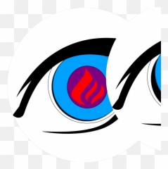 Burning Eye Svg Clip Arts - Circle Png Download Full Emoji,Emoticon Body Erasers