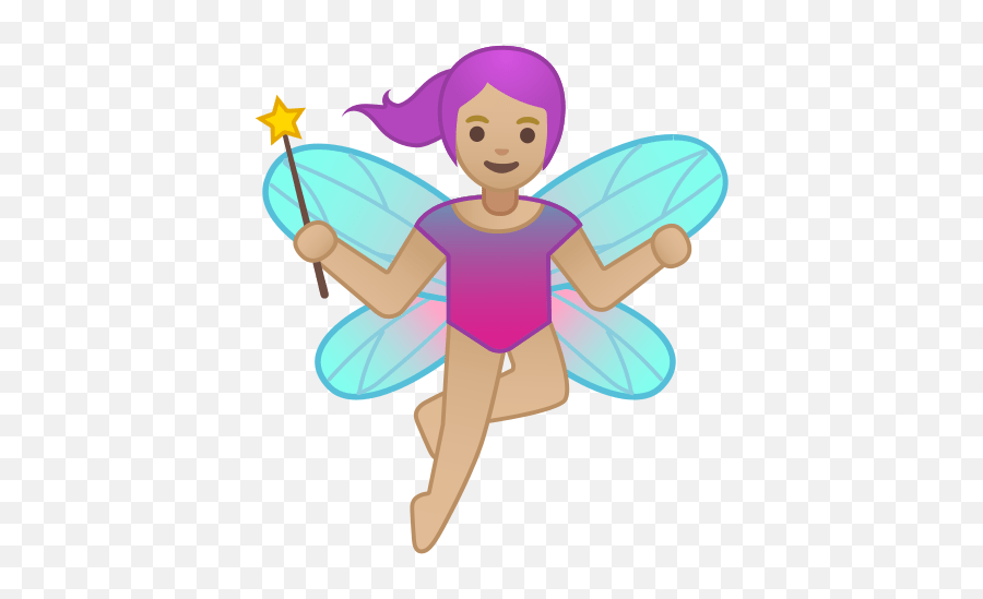 U200d Woman Fairy Emoji With Medium - Light Skin Tone Meaning,Caras En Emojis