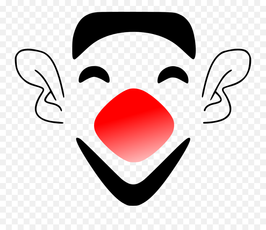 Free Laugh Laughing Vectors - Clown Face Png Emoji,Laughing Crying Emoji Costume