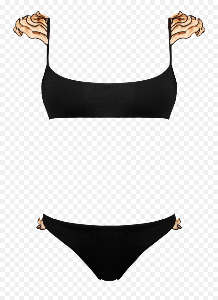 Deira Black Bikini U2013 Leshadi Emoji,Bottom Emoji