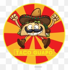 Taco Sticker - Happy Emoji,Taco Emoji Hat
