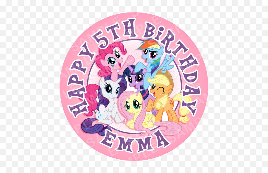 My Little Pony - My Little Pony Edible Cake Emoji,My Little Pony Emojis