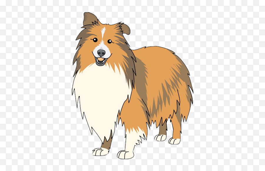 Dog Sheltie Shetlandsheepdog Sticker - Sheltie Dog Clipart Emoji,Sheltie Emoji