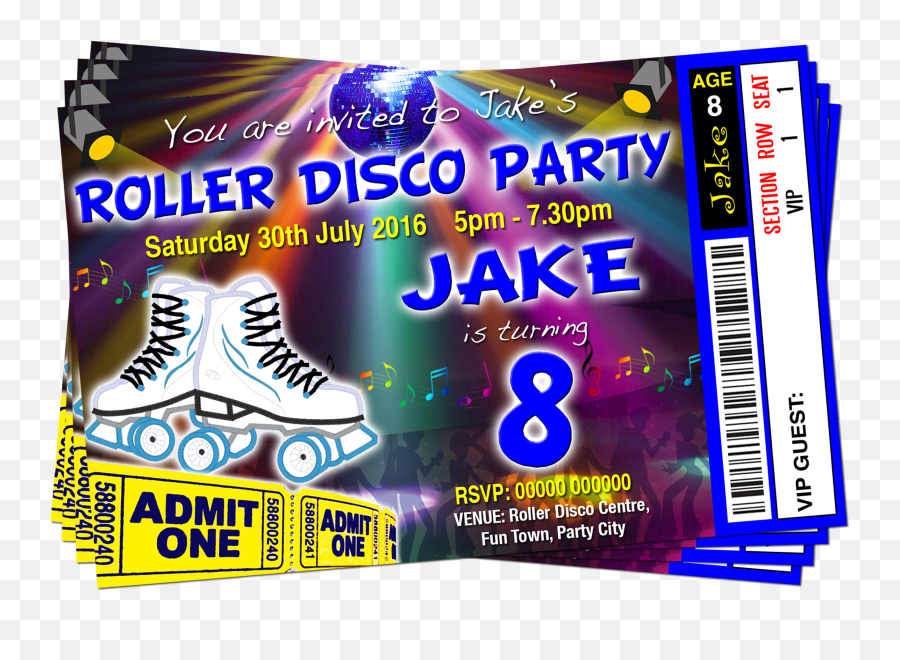 Disco Theme Party Invitations - Cprc Horizontal Emoji,Emoji Party Invite
