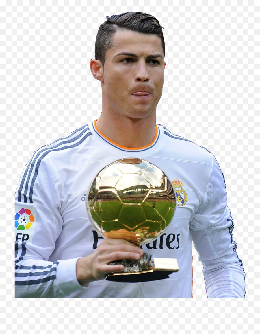 Bokeh Sticker - Cristiano Ronaldo Balon De Oro 2014 Emoji,Man Football Trophy Emoji