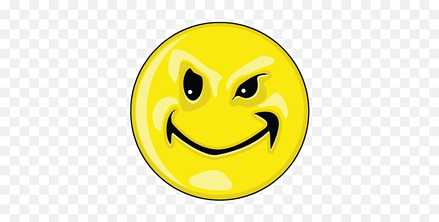 Download Smiley Face - Evil Smiley Face Transparent Emoji,Evil Emoji Face