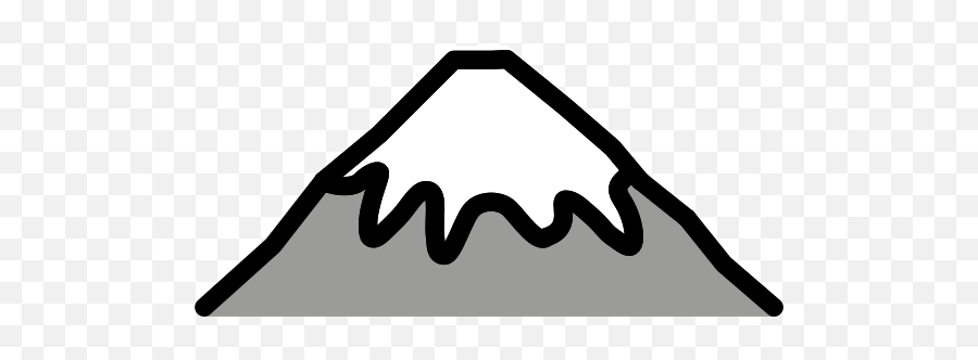 Mount Fuji Emoji - Emoji Mont Fuji,Fuji Emoji