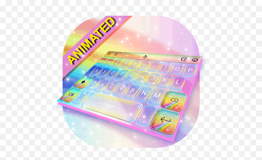 App Insights Live 3d Sparkling Rainbow Keyboard Theme - Dot Emoji,How Do I Get Emojis On My Computer Keyboard?