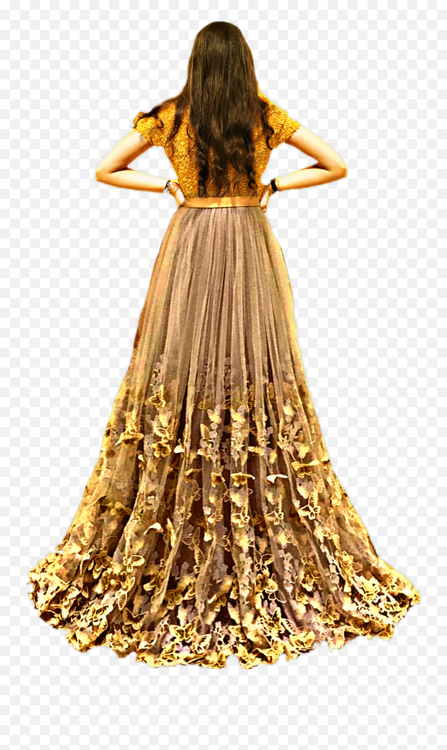 Woman Dress Yellow Gold Sticker - Embroidered Off The Shoulder Prom Dress Emoji,Emotions Dress