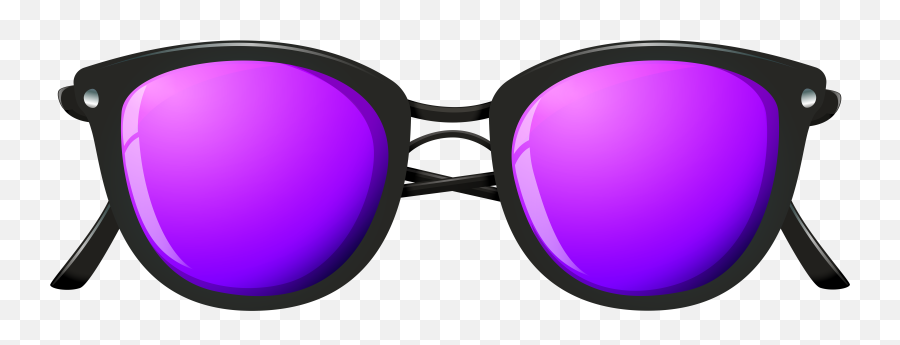 Sunglasses Clipart Purple Sunglasses Purple Transparent - Png Clipart Pool Glasses Emoji,Sunglasses Emoji Keyboard
