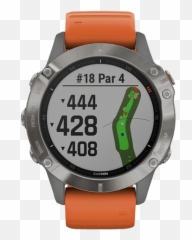Garmin Fenix 6 In - Depth Review 6s 6x Solar Pro Golfrangers Garmin Fenix 6 Orange Golf Emoji,Emoji Cheats Level 55