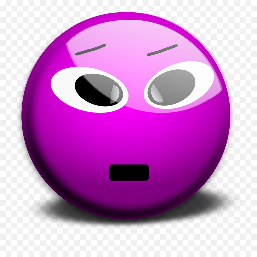 Purple Smiley Face - Smiley Emoticon Emoji,Rain Emoji