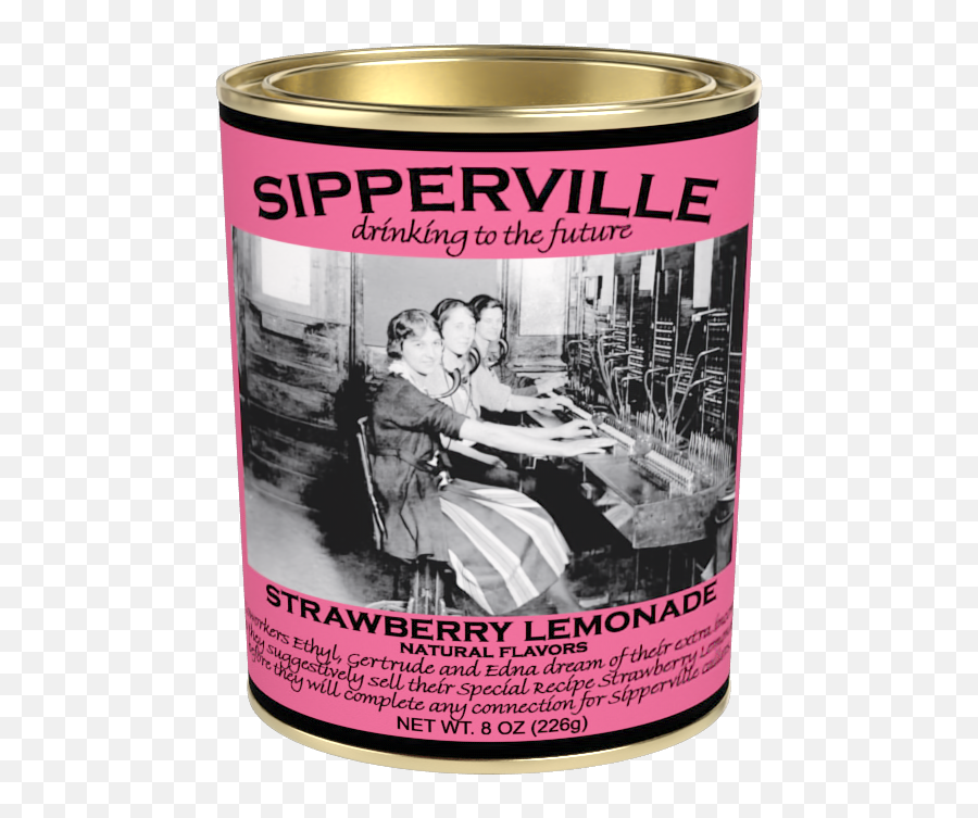Mcstevenu0027s Sipperville Strawberry Lemonade 8oz Oval Tin - Cylinder Emoji,Emoji That Is A Strawberry
