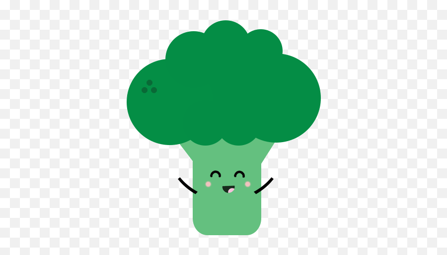 Animated Gifs Vegetables - Happy Broccoli Gif Emoji,Onion Head Emoticon Gif