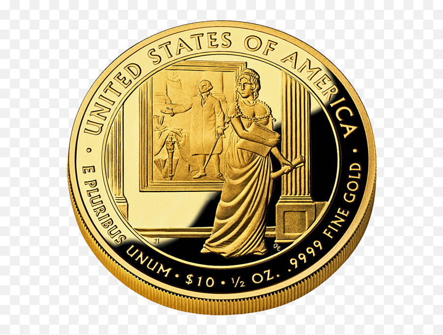 Us Mint Gold Coin Psd Official Psds - Martha Washington Emoji,Gold Coin Emoji