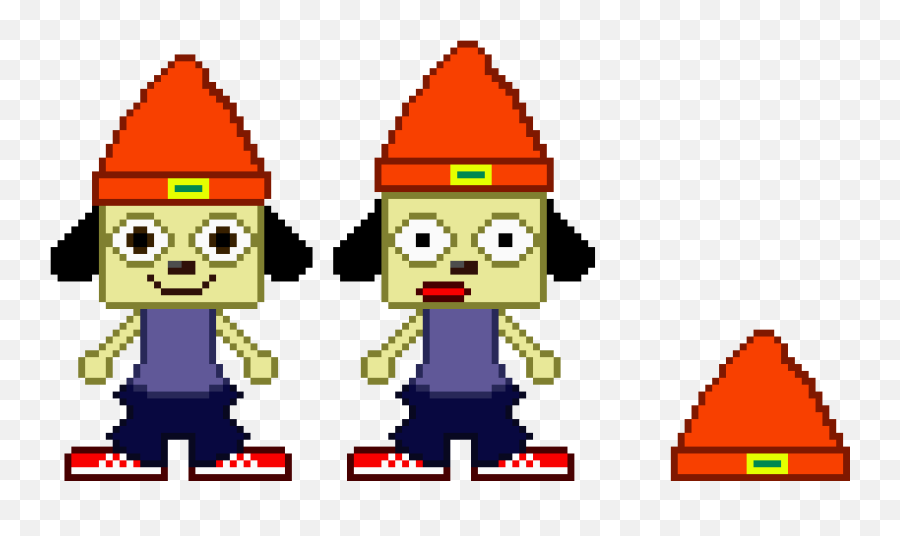 Pixel Art Gallery - Fictional Character Emoji,Parappa Emoticons