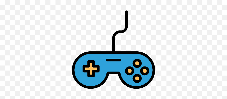 Free Game Console Game Controller Color Vector Icon - Joystick Emoji,Game Controller Emoji