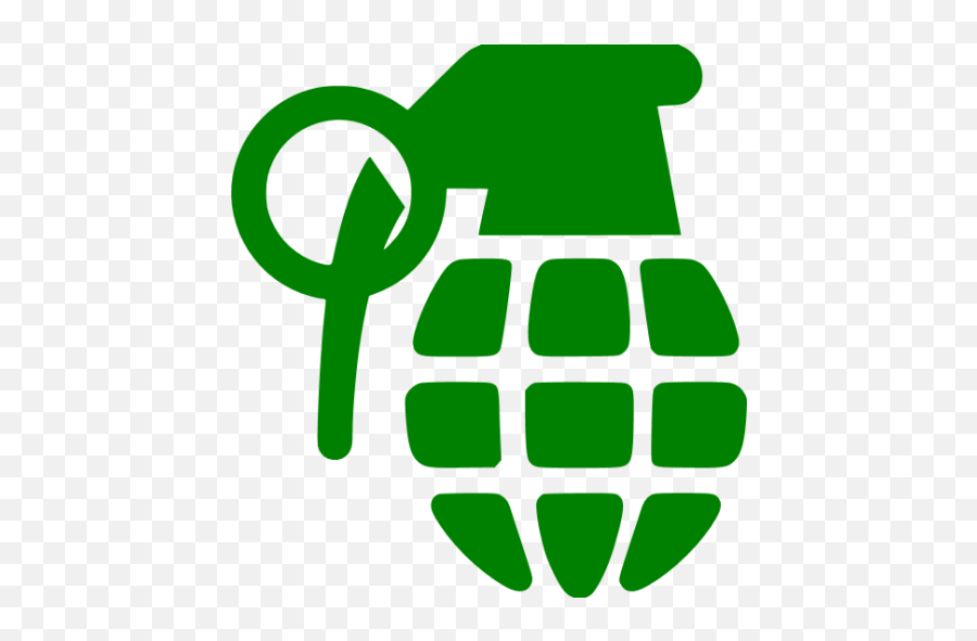 Green Grenade Icon - Transparent Grenade Icon Emoji,Grenade Emoticon