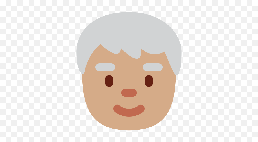 Older Person Emoji With Medium Skin - Older Man Emoji,Persona 3 Emojis