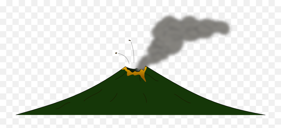 Drawing Of Volcano Eruption Free Image - Logo Gunung Berapi Png Emoji,Emotions Boil Like A Volcano