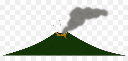 Drawing Of Volcano Eruption Free Image - Logo Gunung Berapi Png Emoji,Emotions Boil Like A Volcano