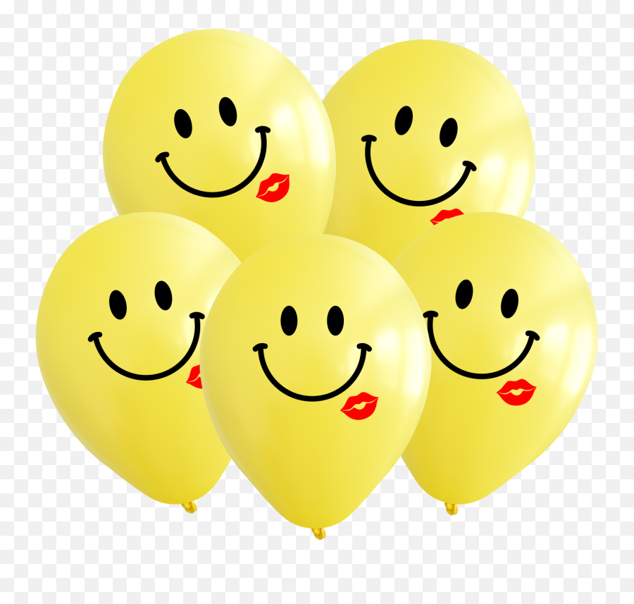 Mylar Balloons And Foil Balloons - Happy Emoji,Emoticon Print