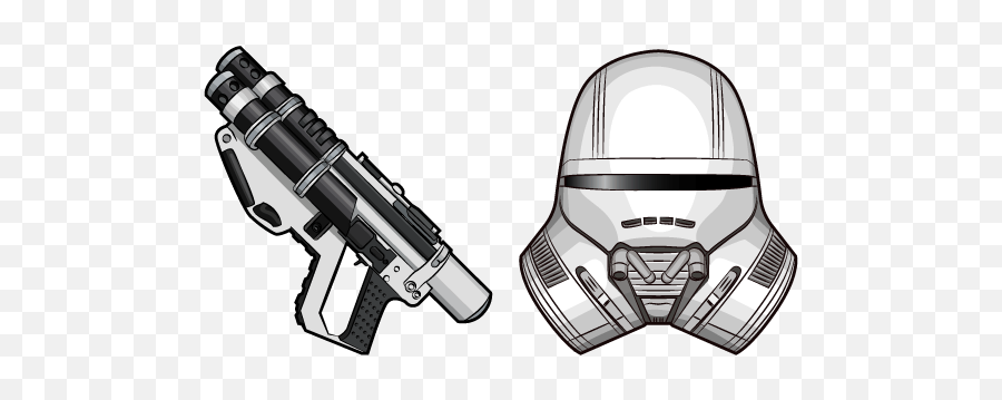 A - Star Wars First Order Jet Trooper Blaster Emoji,Describing Star Wars With Emojis