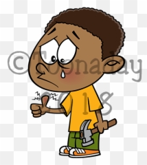 Hurt - Cartoon Greek Goddess Apollo Emoji,Clip Art Emotions African American